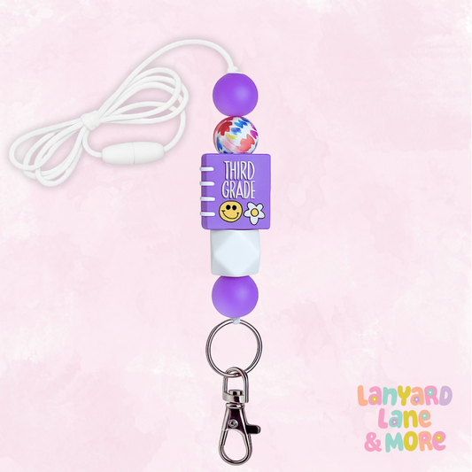 Third Grade Teacher Lanyard