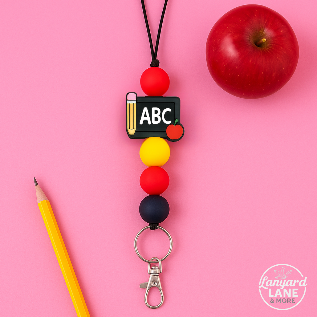 ABC Chalkboard Lanyard