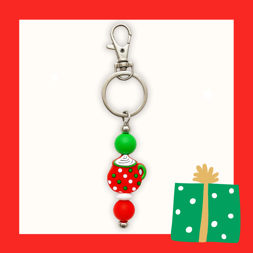 Jolly Cocoa Mug Keychain