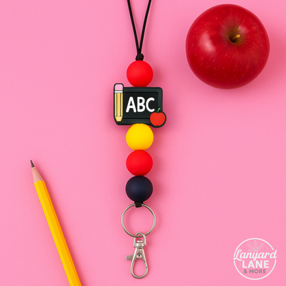 ABC Chalkboard Lanyard