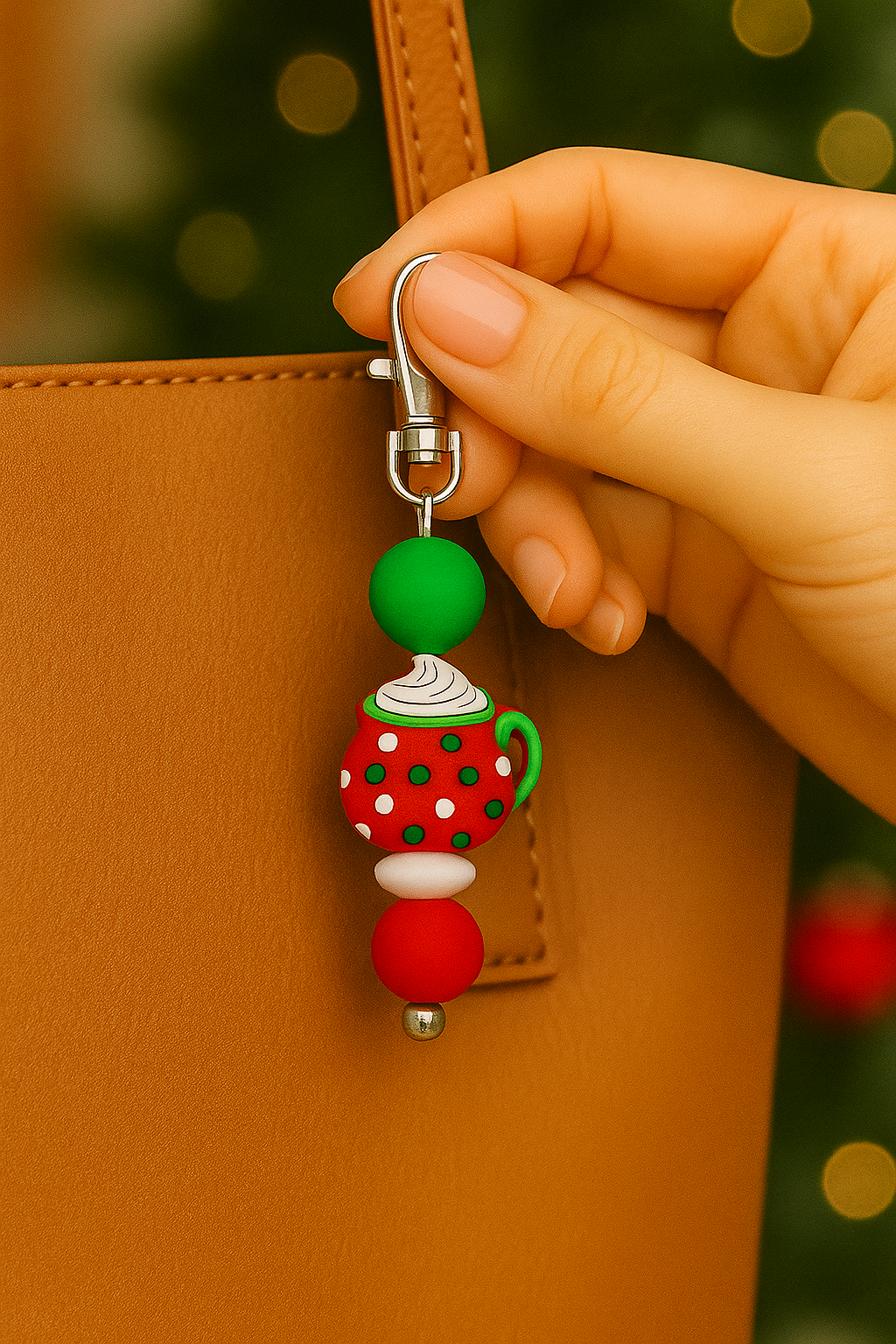 Jolly Cocoa Mug Keychain