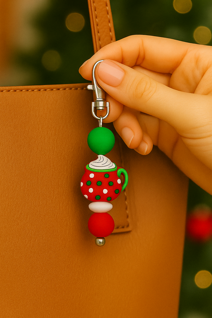 Jolly Cocoa Mug Keychain